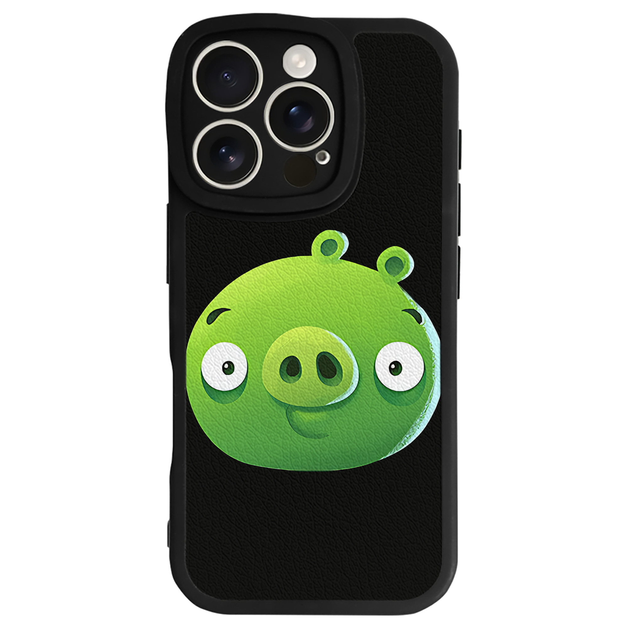 （画像用） Angry Birds アングリーバード 【iPhone 16シリーズ対応】シリコンスマホケース（レザー調） 材質：シリコン
